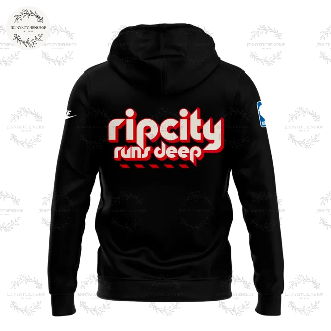 Portland Trail Blazers Rip City Runs Deep Limited Hoodie Portland Trail Blazers Rip City Runs Deep Limited Hoodie