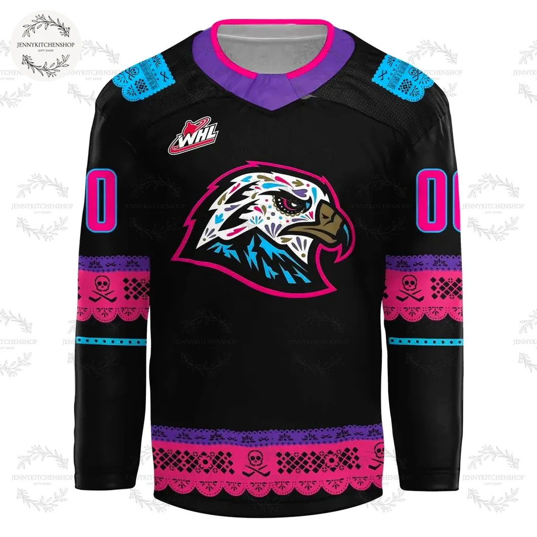 Portland Winterhawks Dia de los Muerto 2025 Jersey