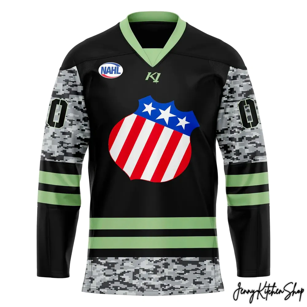 Rochester Jr Americans 2025 Military Appreciation Jersey