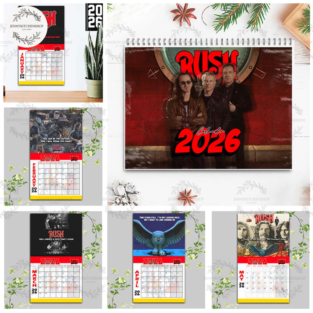 RUSH Wall Hanging Calendar 2026 RUSH Wall Hanging Calendar 2026