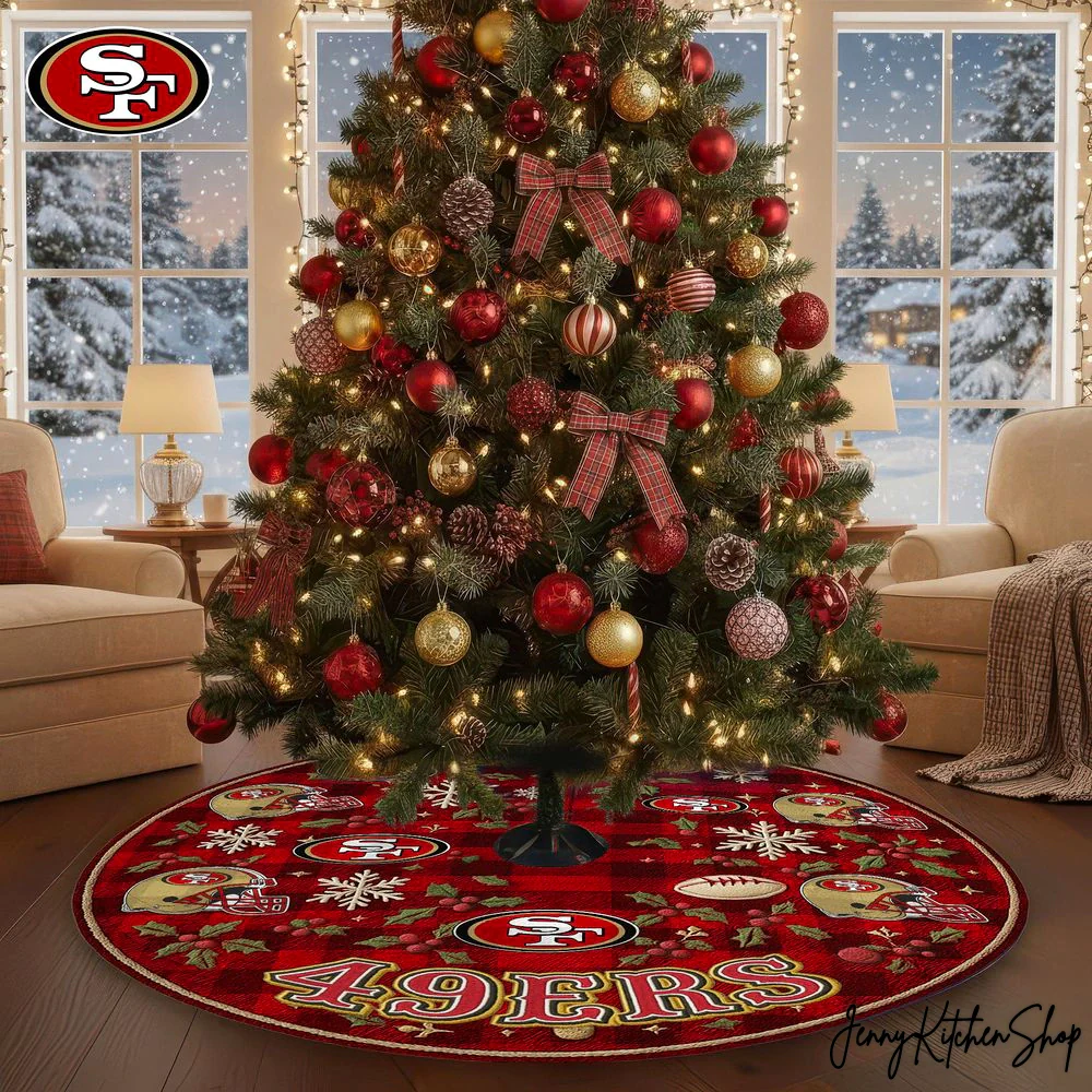 San Francisco 49ers Christmas Tree Skirt