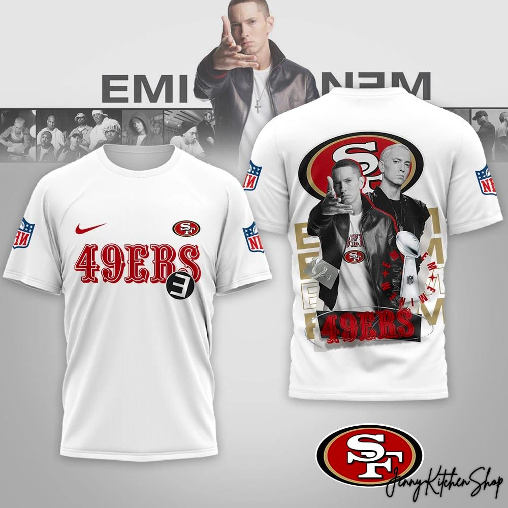 San Francisco 49ers x Eminem Limited For Fan T-Shirt