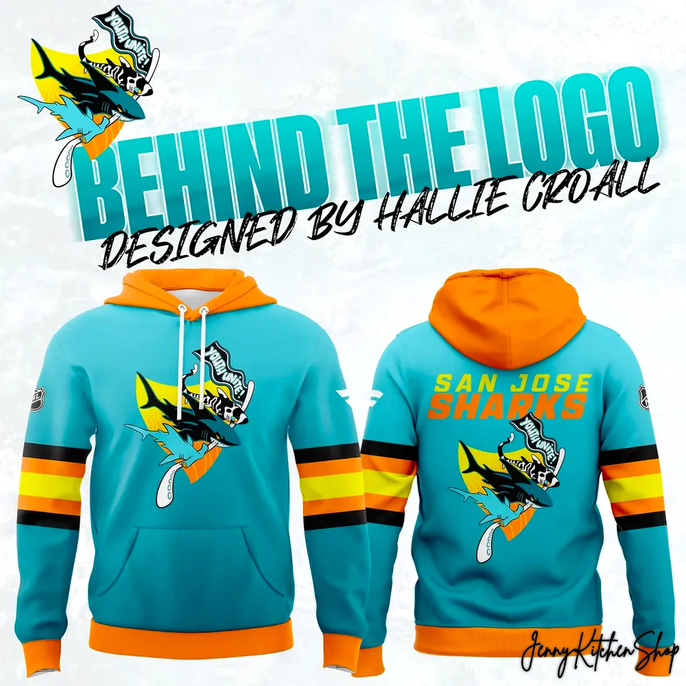 San Jose Sharks 2025-26 Youth Unite Hoodie