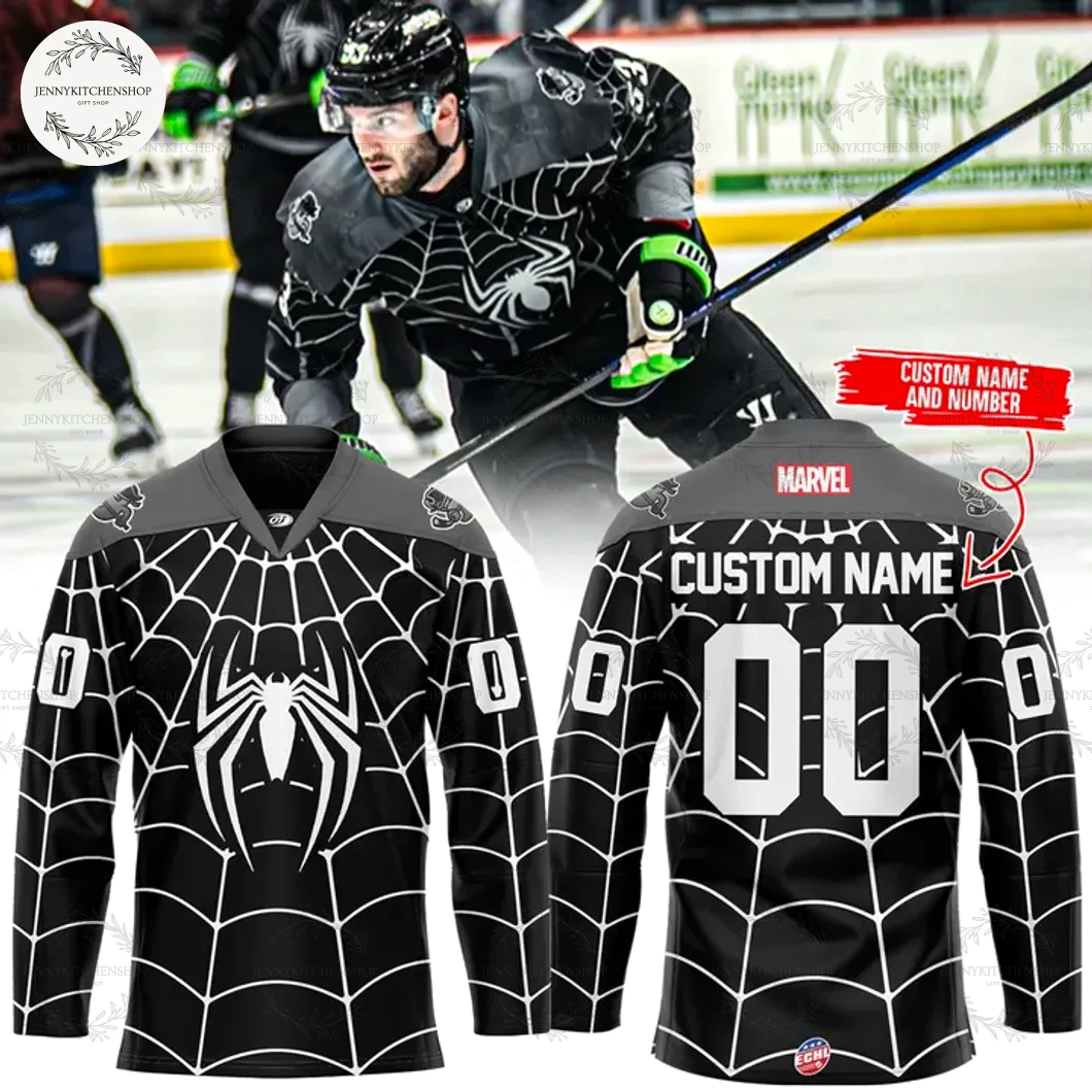 Savannah Ghost Pirates x Marvel New Edition 2025 Hockey Jersey Savannah Ghost Pirates x Marvel New Edition 2025 Hockey Jersey