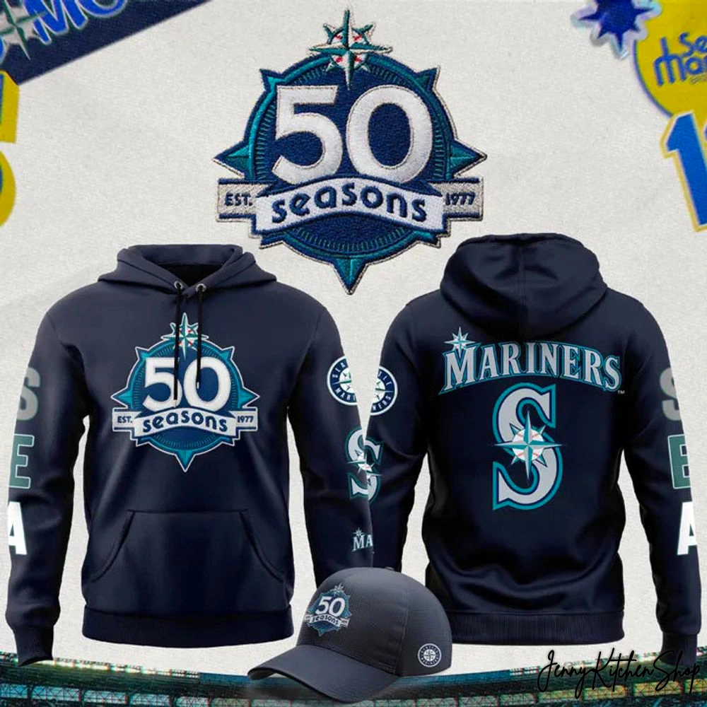 Seattle Mariners 50 Seasons 2025 Limited Hoodie