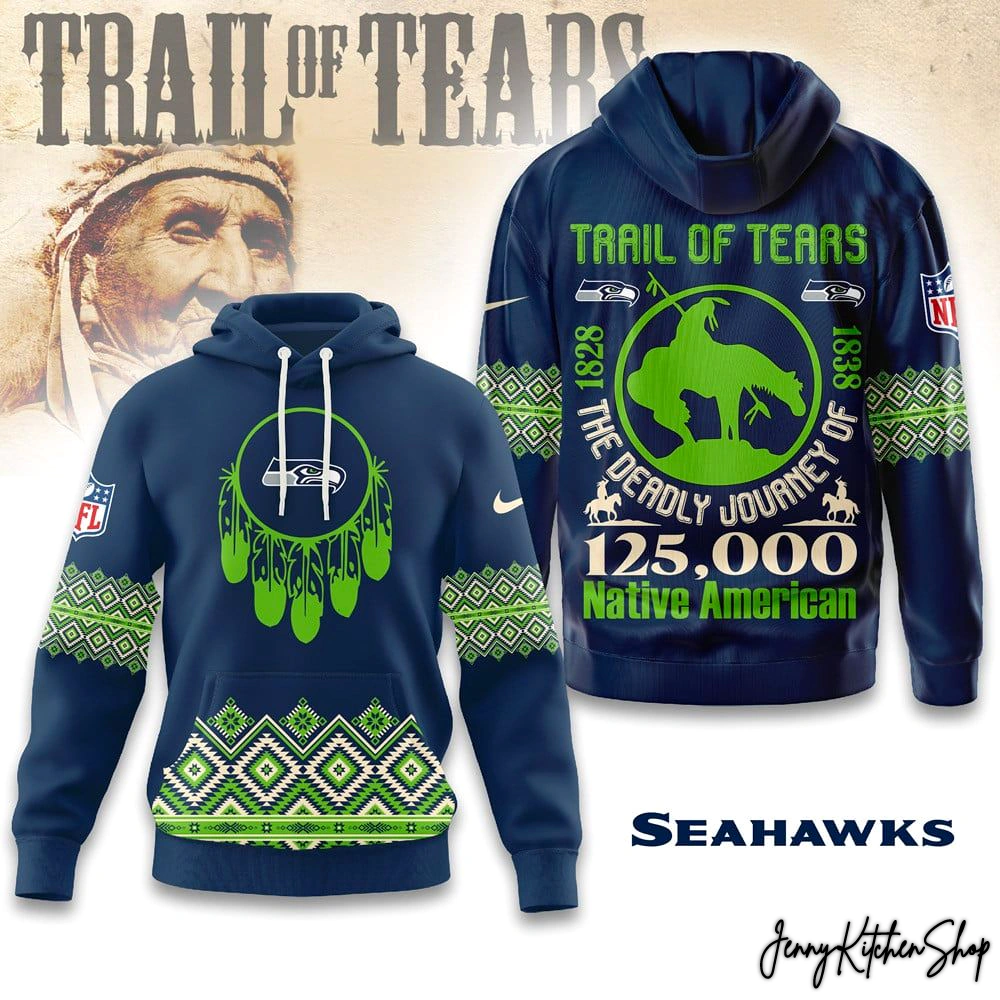 Seattle Seahawks Trail of Tears 2025 Hoodie