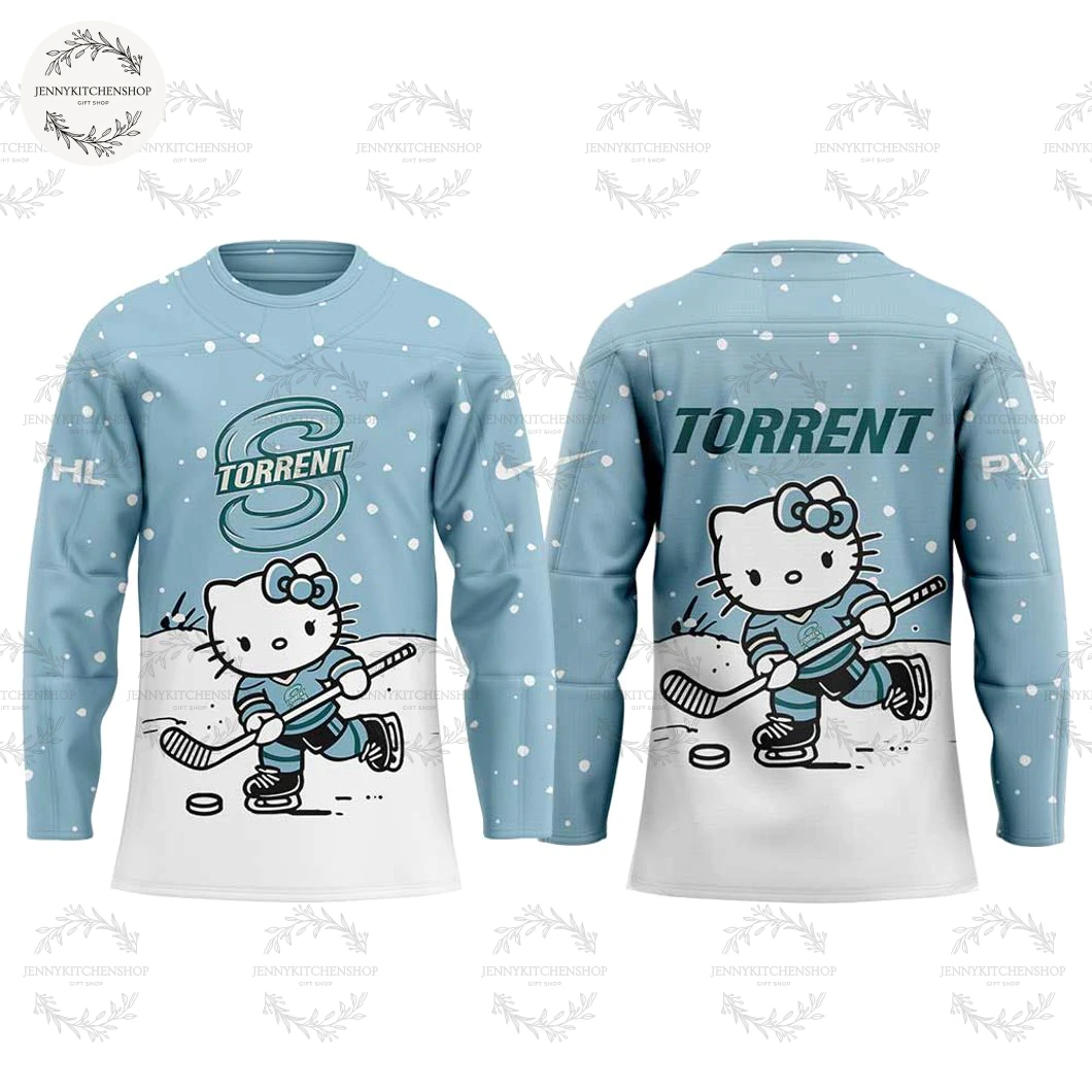 Seattle Torrent x Hello Kitty 2025-26 Limited Hockey Jersey