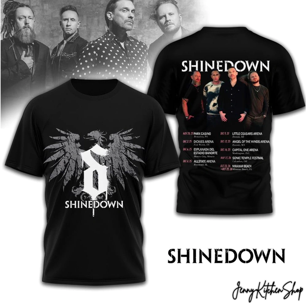 Shinedown 2025 Tour For Fan T-Shirt
