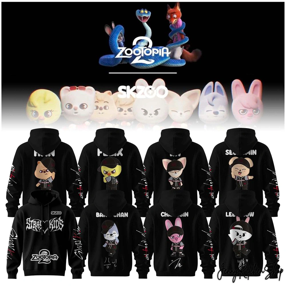 Skzoo x Zootapia 2 New Collection 2025 Hoodie Skzoo x Zootapia 2 New Collection 2025 Hoodie