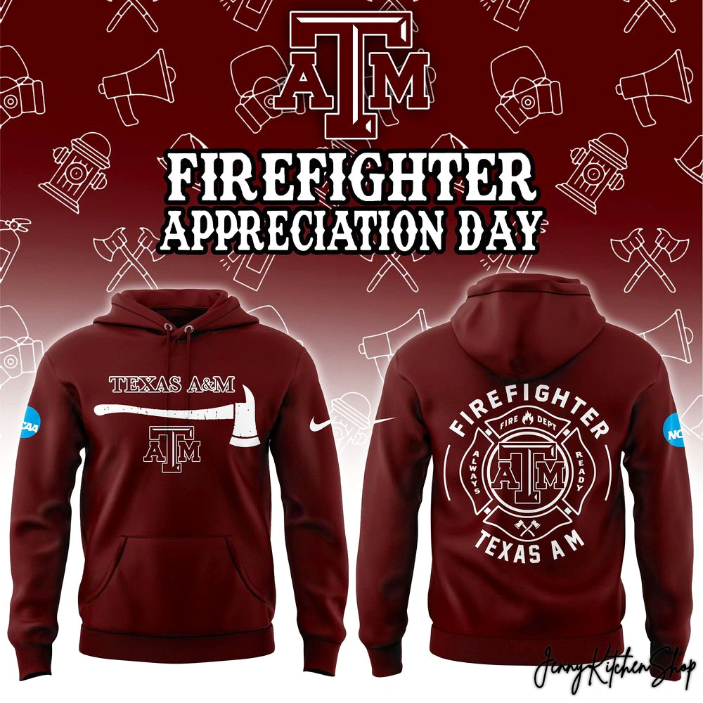Texas A&M Aggies Firefighter Application Hoodie