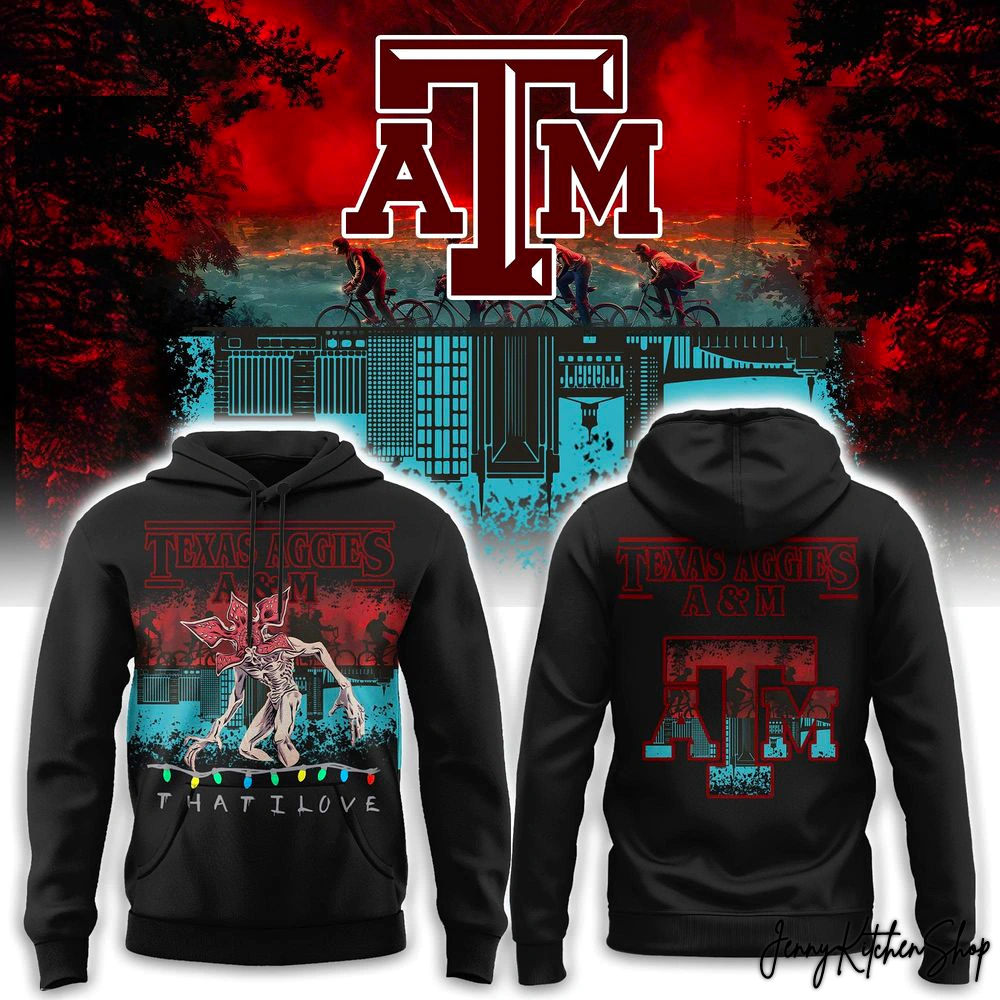 Texas A&M Aggies Stranger Thing Hoodie
