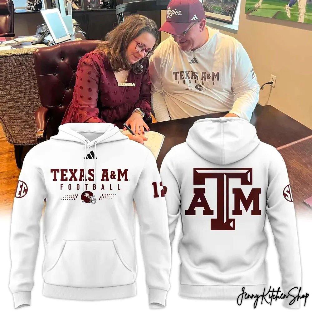 Texas A&M Football x Coach Elko Hoodie
