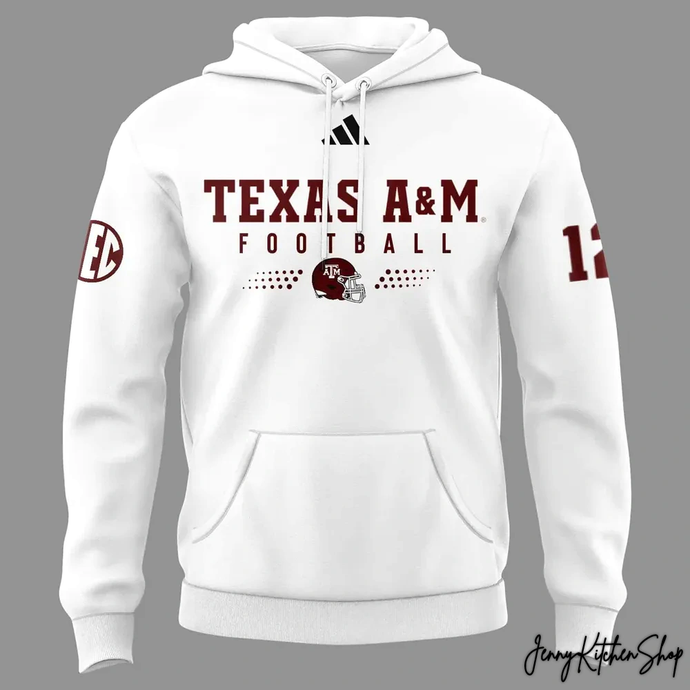 Texas A&M Football x Coach Elko Hoodie