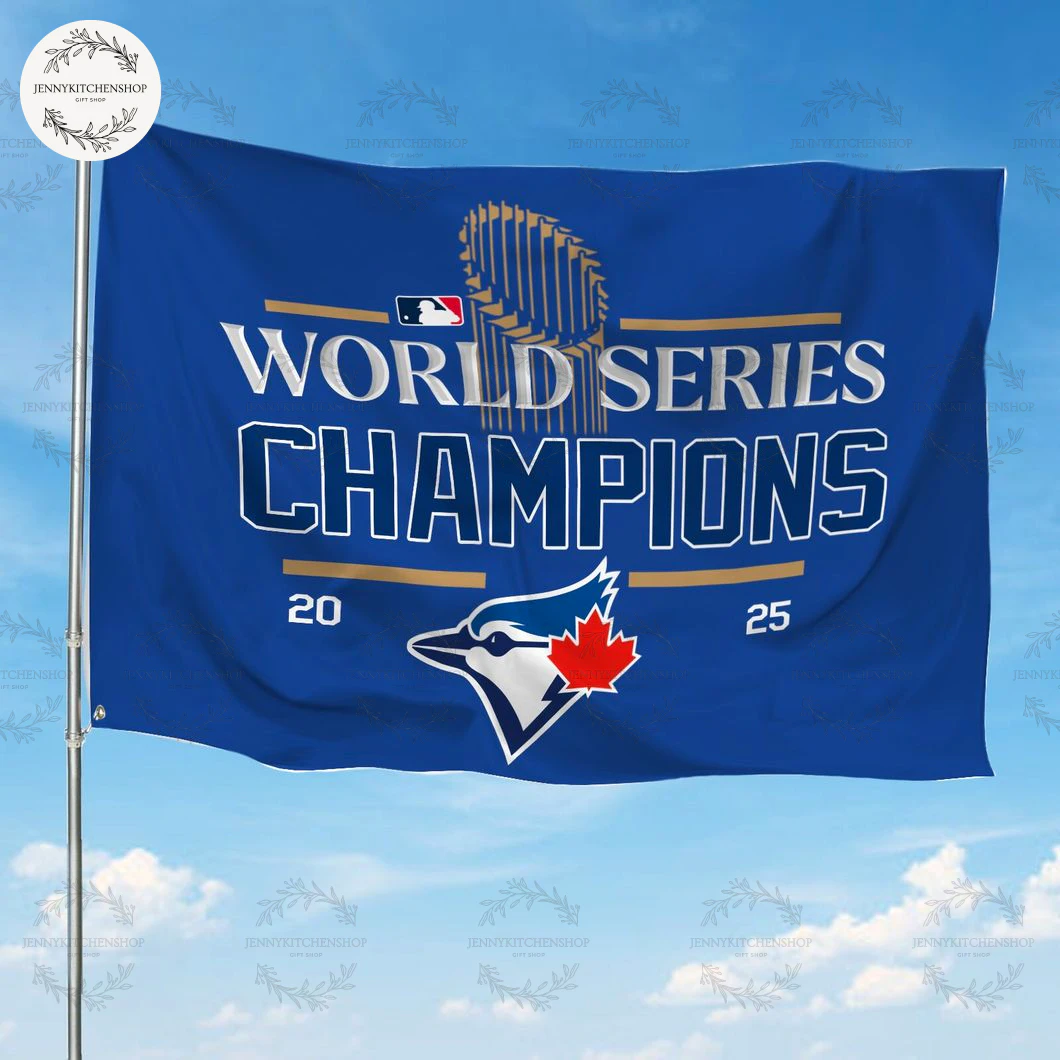 Toronto Blue Jays 2025 World Series Champions Fans Limited Flag