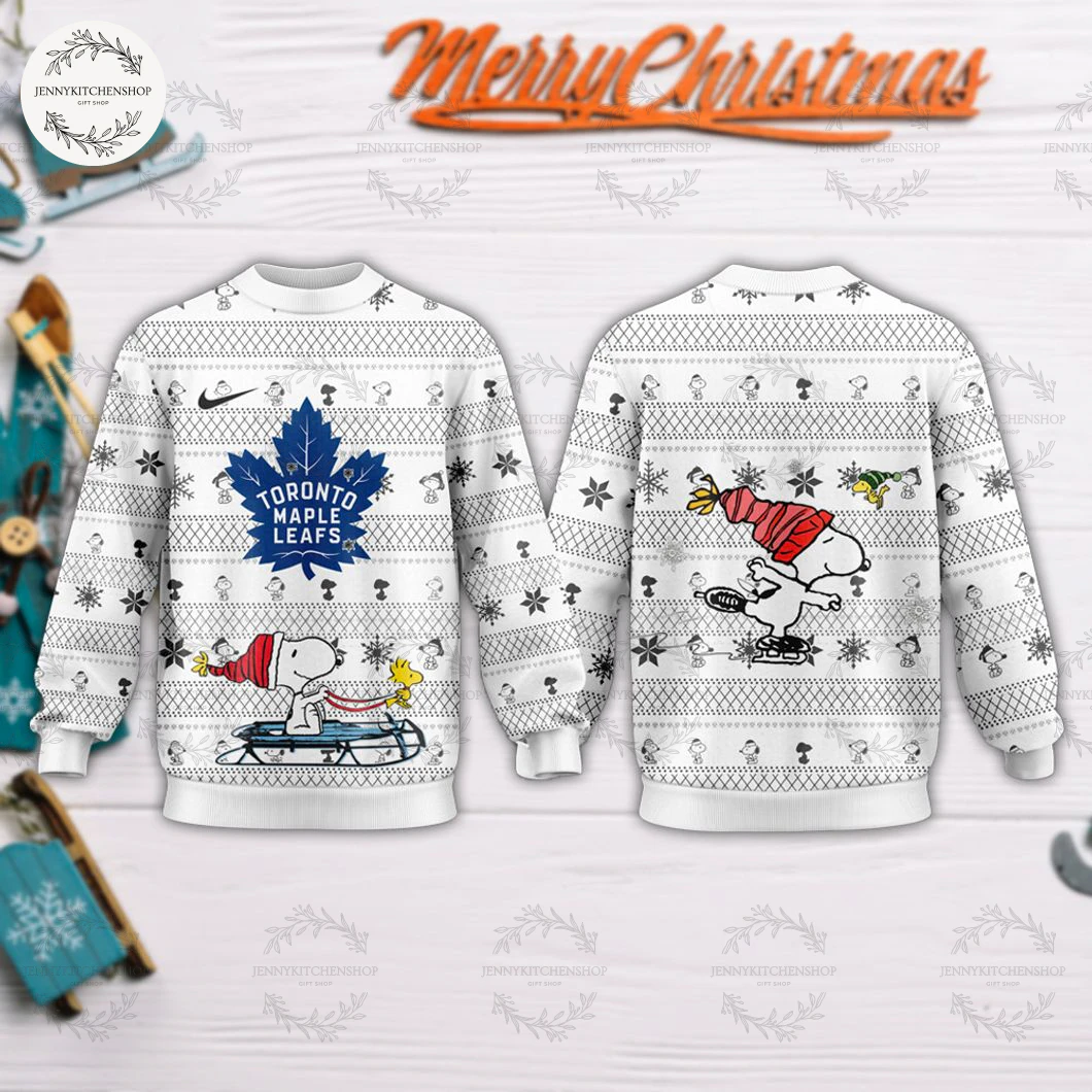 Toronto Maple Leafs x Peanuts 2025 Winter New Ugly Sweater