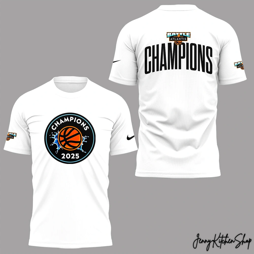 Vanderbilt Commodores 2025 Champions Battle 4 Atlantis T-Shirt