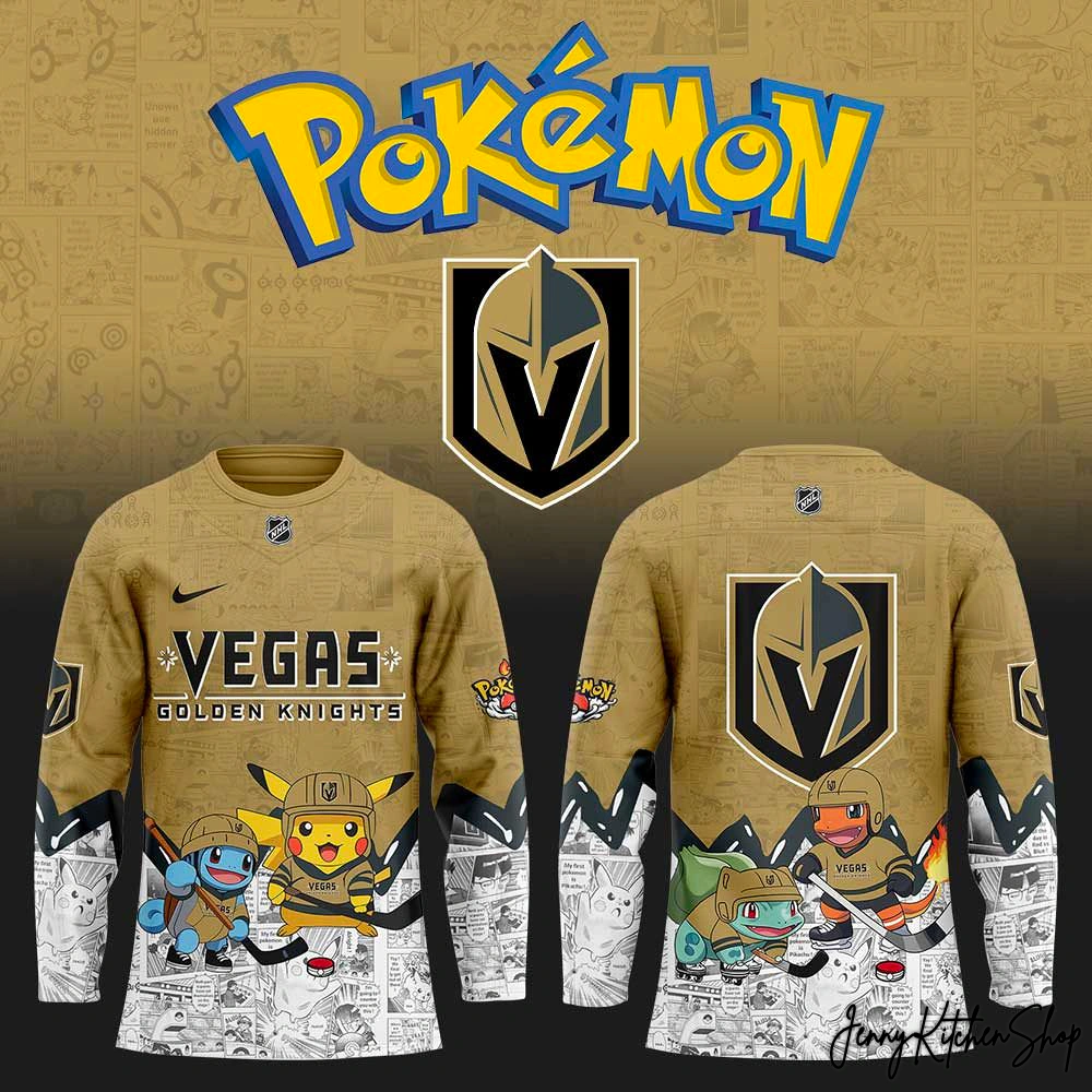 Vegas Golden Knights x Pokémon Limited Hockey Jersey