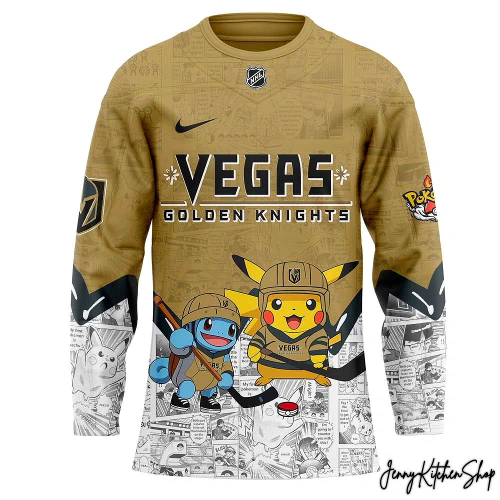 Vegas Golden Knights x Pokémon Limited Hockey Jersey