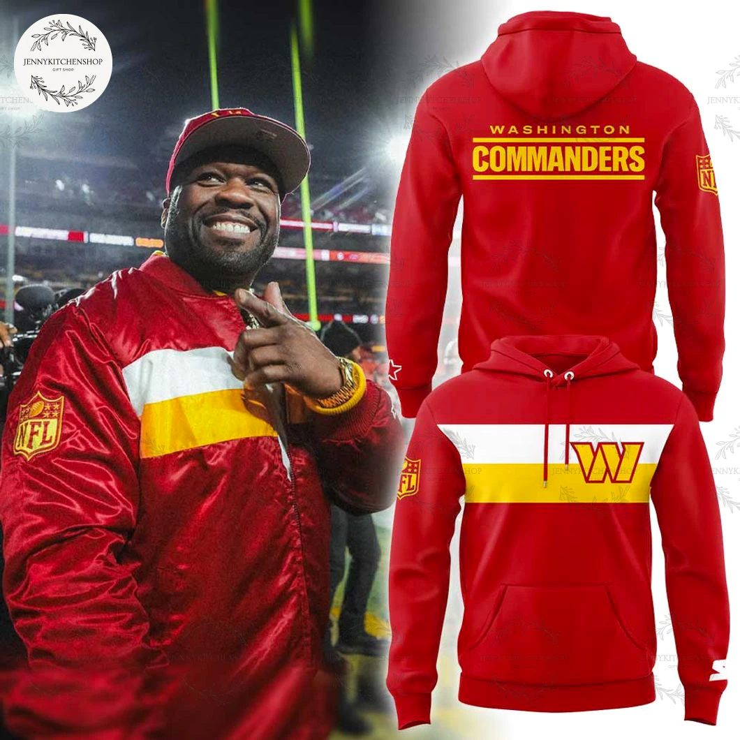 Washington Commanders x 50 Cent Limited Edition 2025 Hoodie