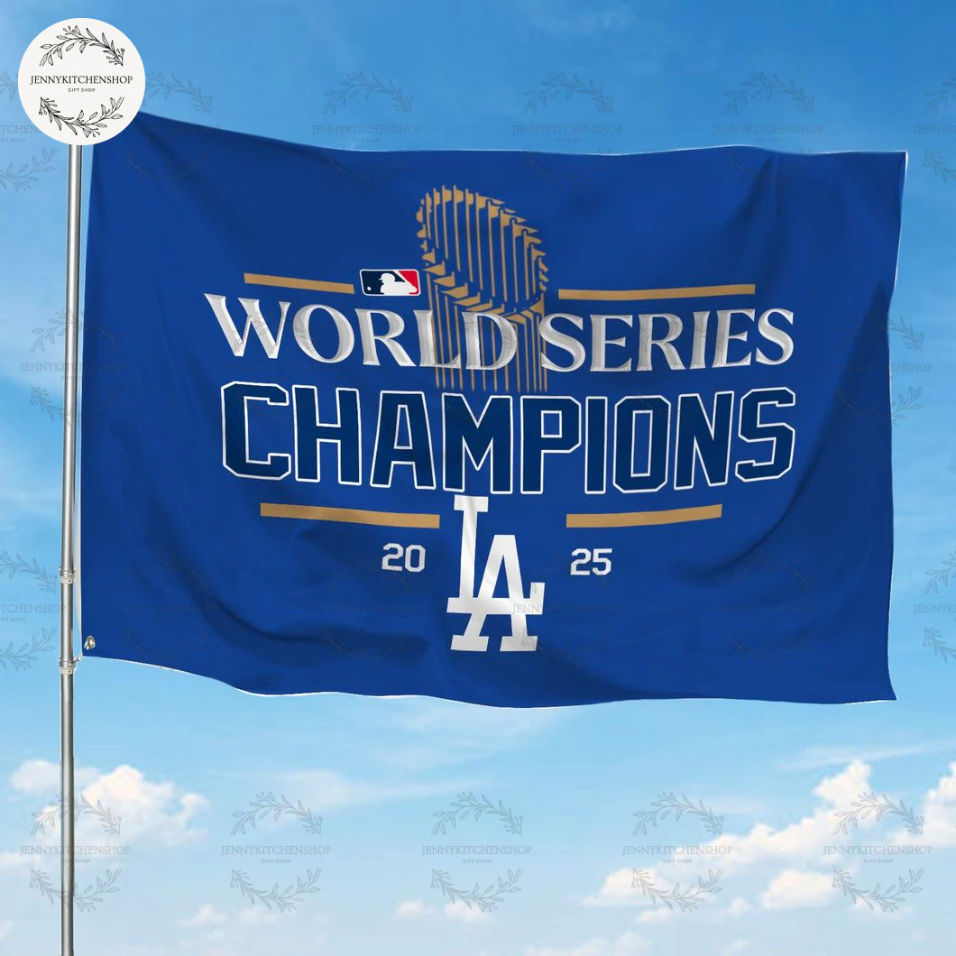 World Series 2025 Champions LA Dodgers Flag