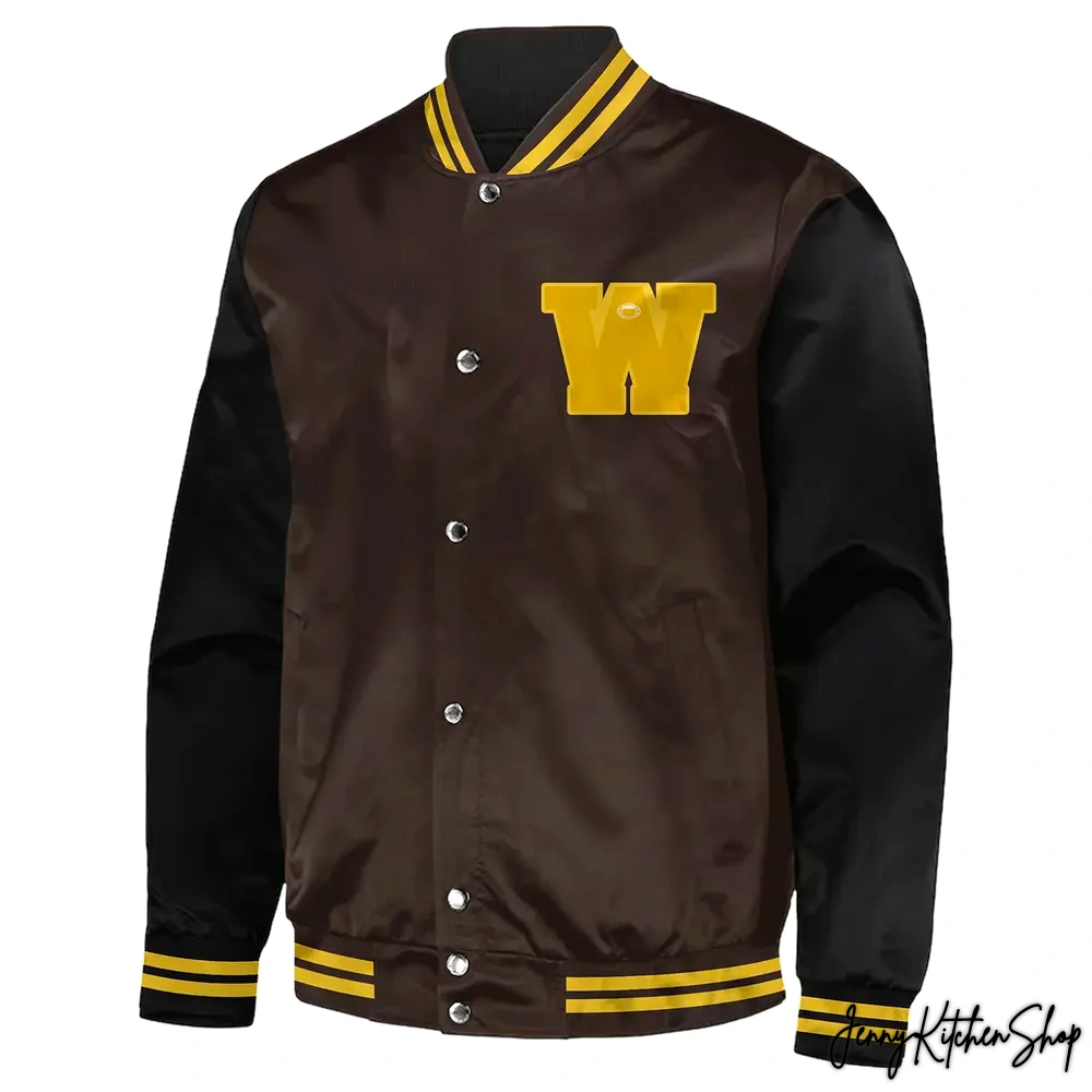 Wyoming Cowboy Football New Edition Baseball Jacket