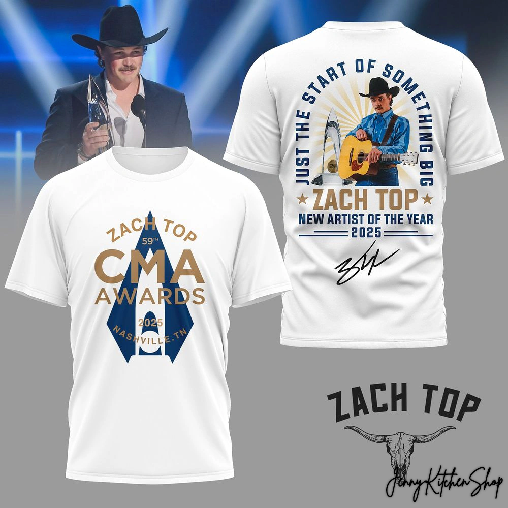 Zach Top CMA Awards New Artist Of The Year 2025 T-Shirt