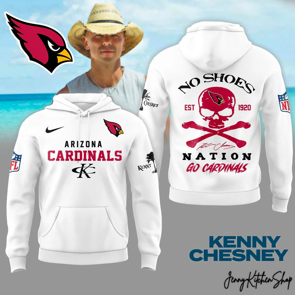 Arizona Cardinals x Kenny Chesney No Shoes Limited Hoodie