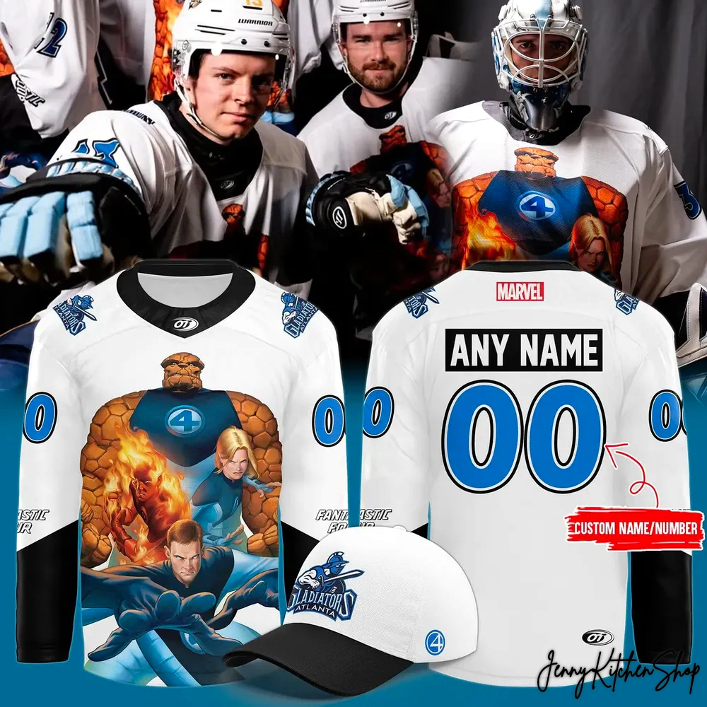 Atlanta Gladiators Marvel Super Hero New Hockey Jersey
