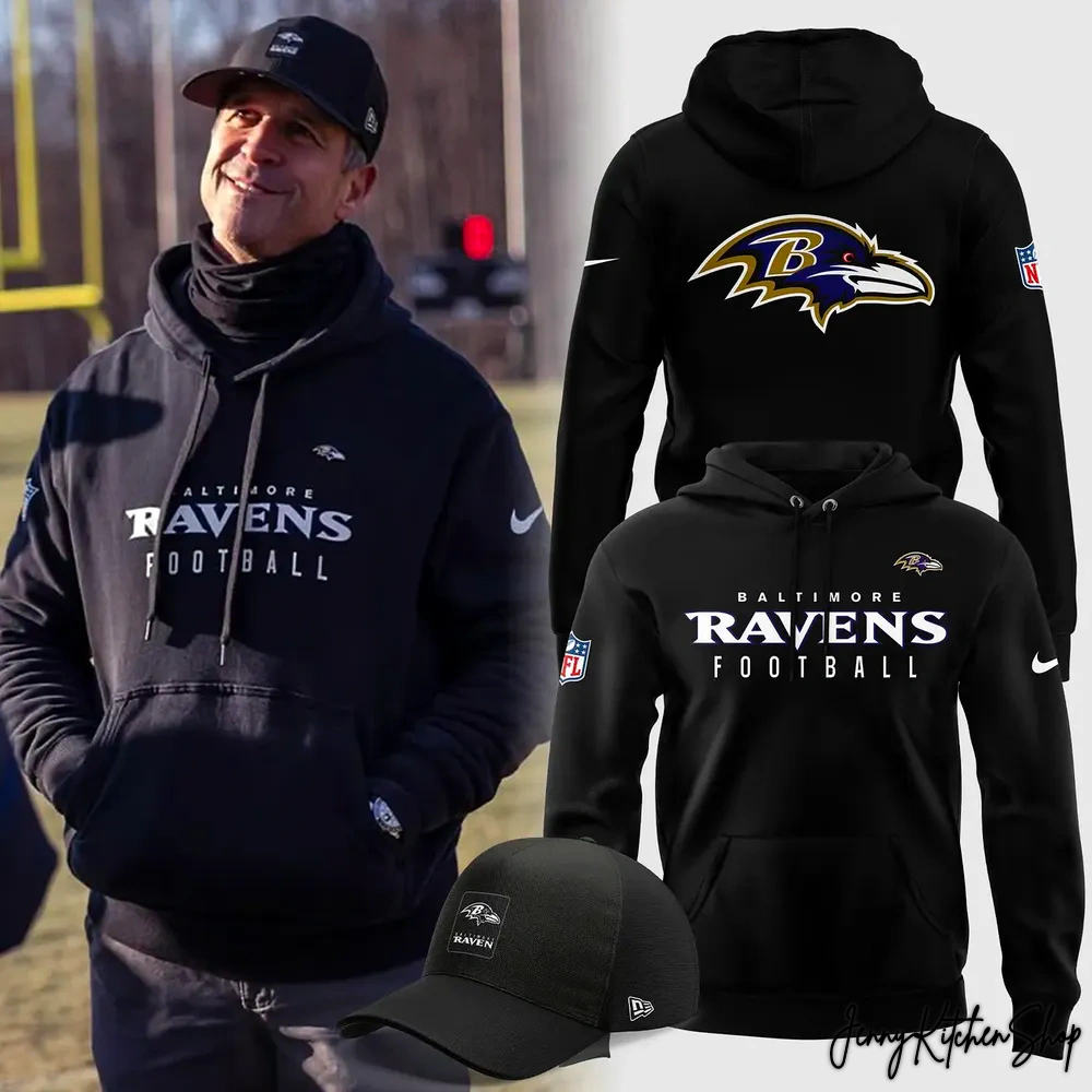 Baltimore Ravens x Coach John Harbaugh 2025 Hoodie