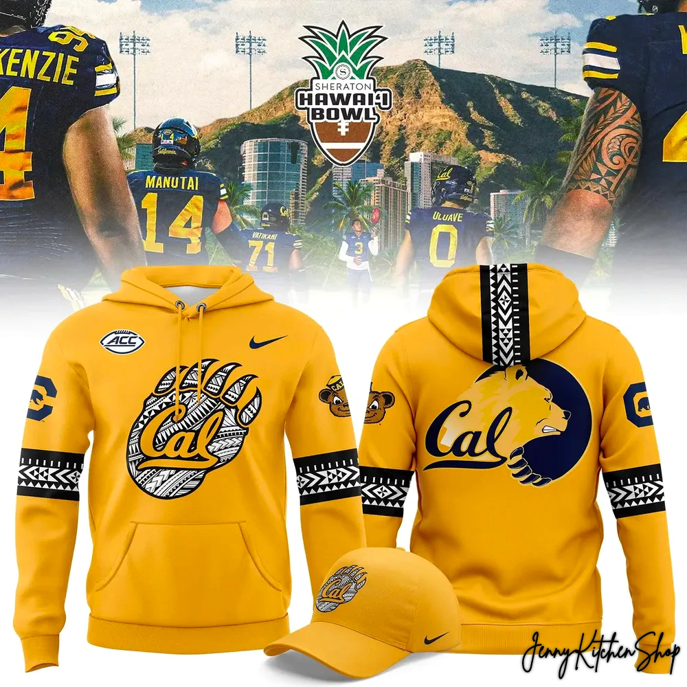 Cal Football 2025 Sheraton Hawaii Bowl Hoodie