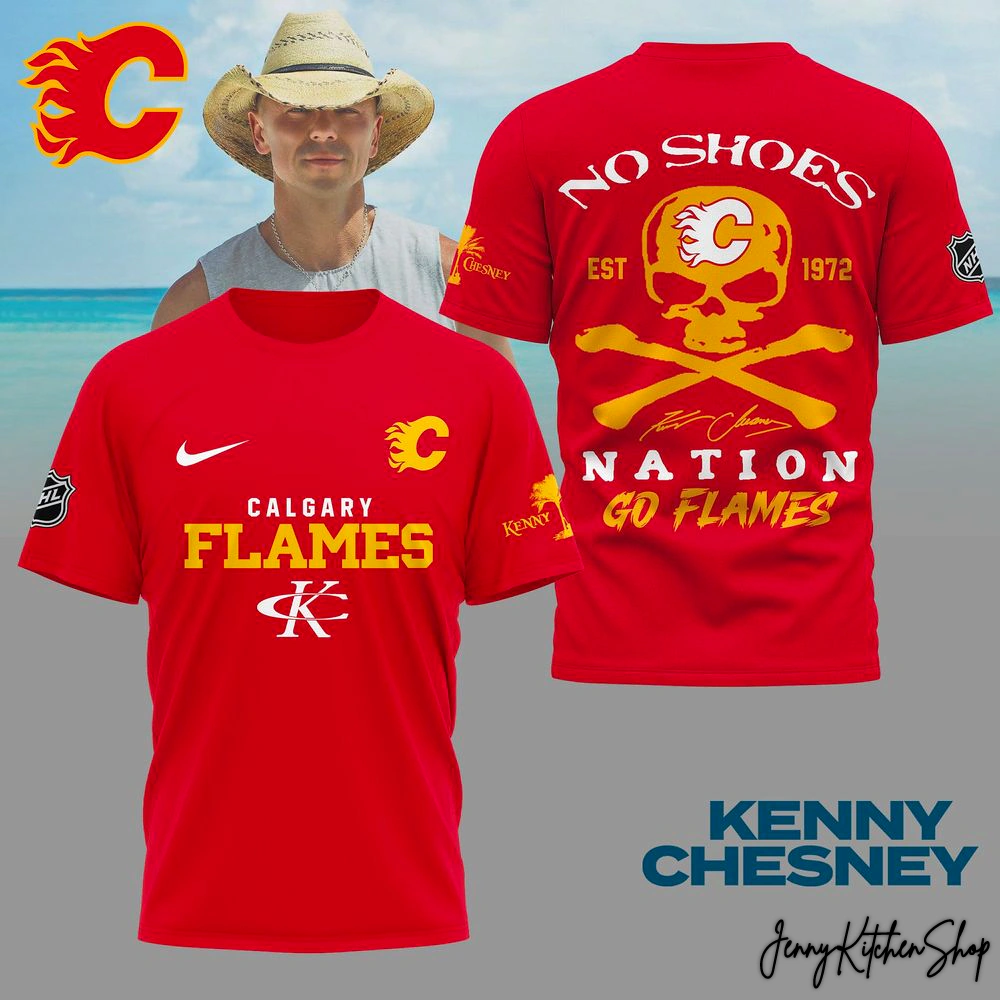 Calgary Flames x Kenny Chesney No Shoes Shirt
