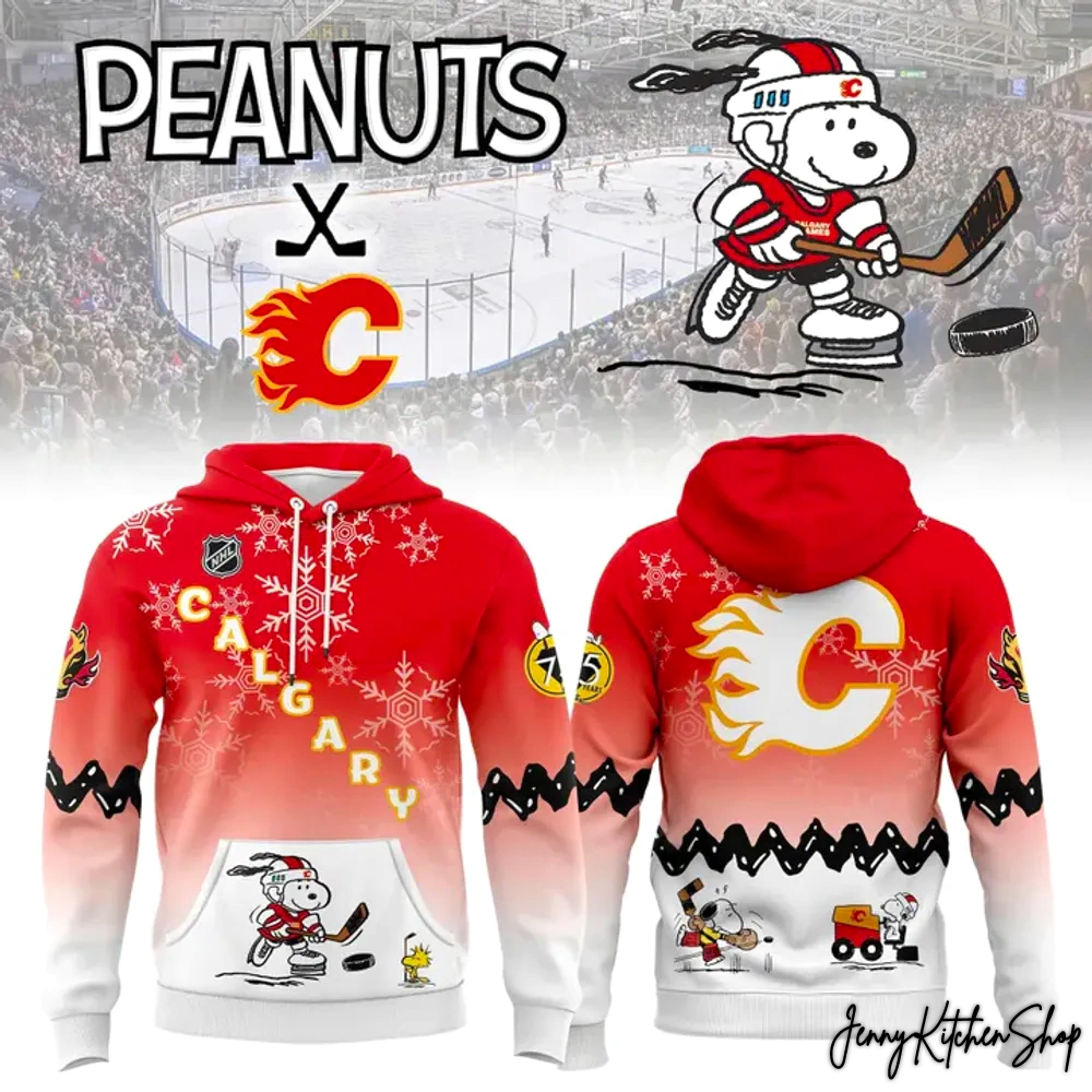 Calgary Flames x Peanuts Night Hoodie
