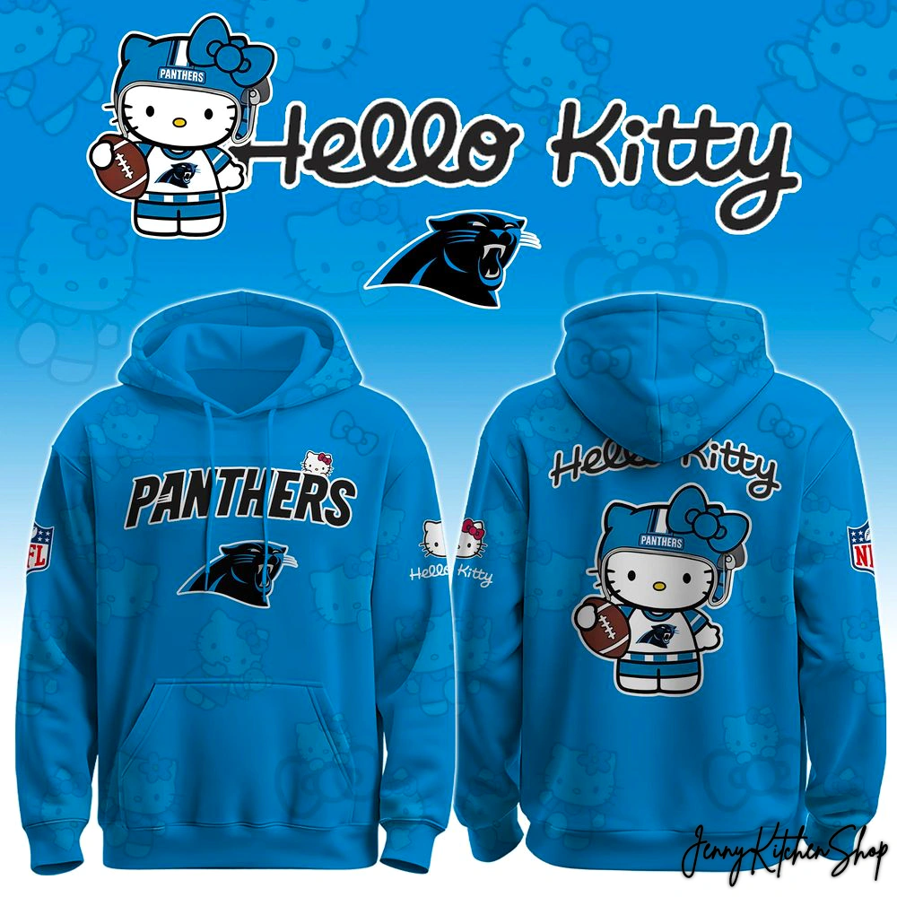 Carolina Panthers Hello Kitty For Fans Hoodie