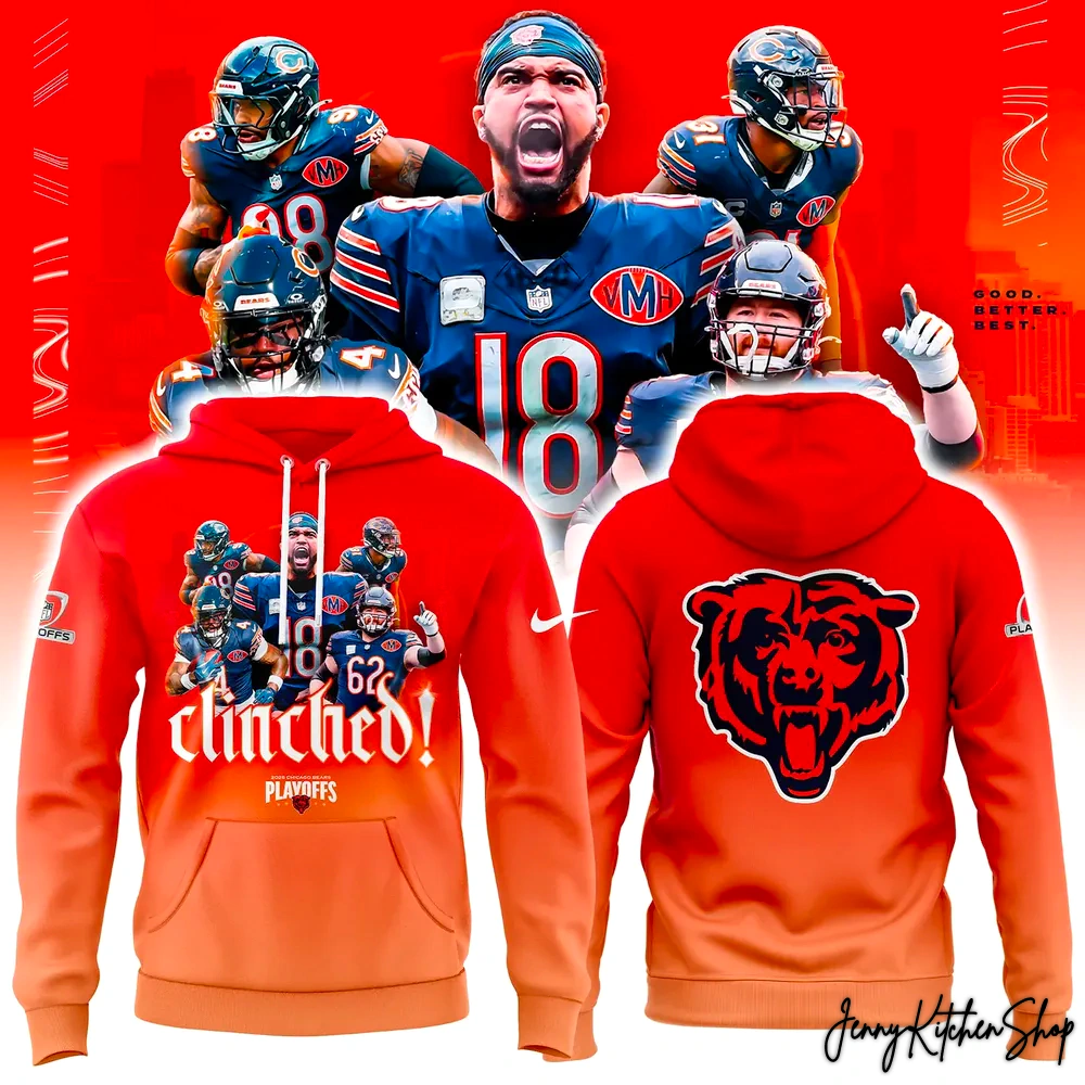Chicago Bears Playoff 2025-26 Limited T-Shirt | Hoodie