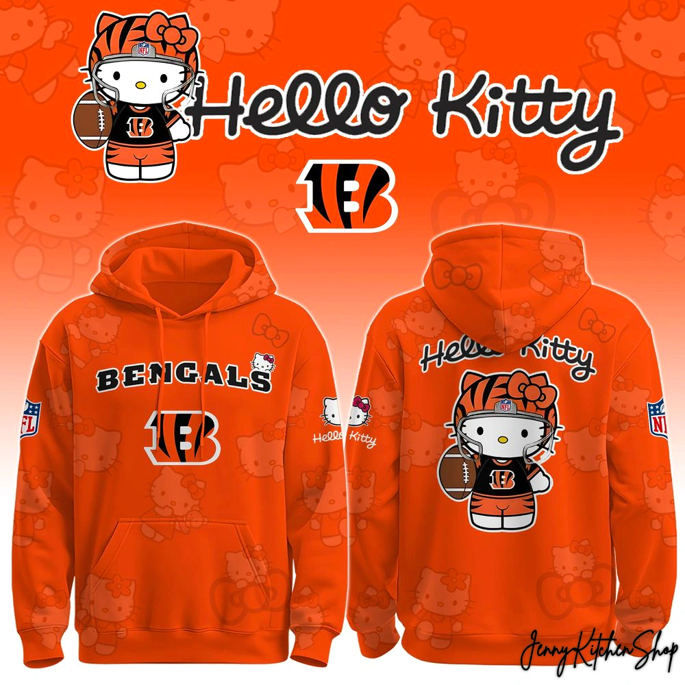 Cincinnati Bengals Hello Kitty For Fans Hoodie