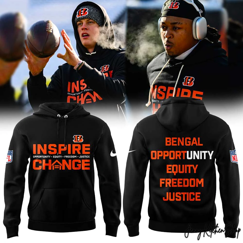 Cincinnati Bengals Inspire Change Limited Hoodie Cincinnati Bengals Inspire Change Limited Hoodie