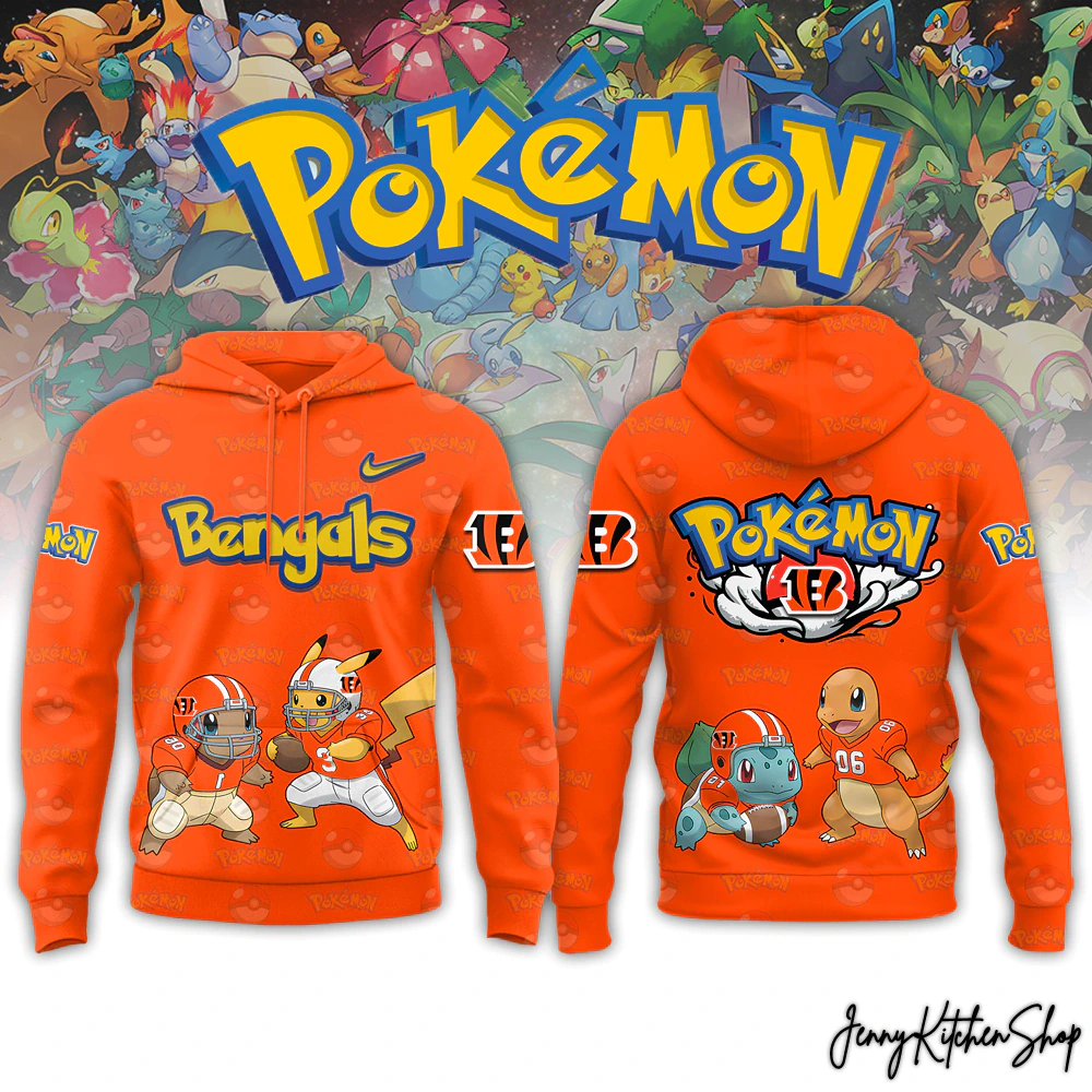 Cincinnati Bengals Pokemon Go For Fans Hoodie