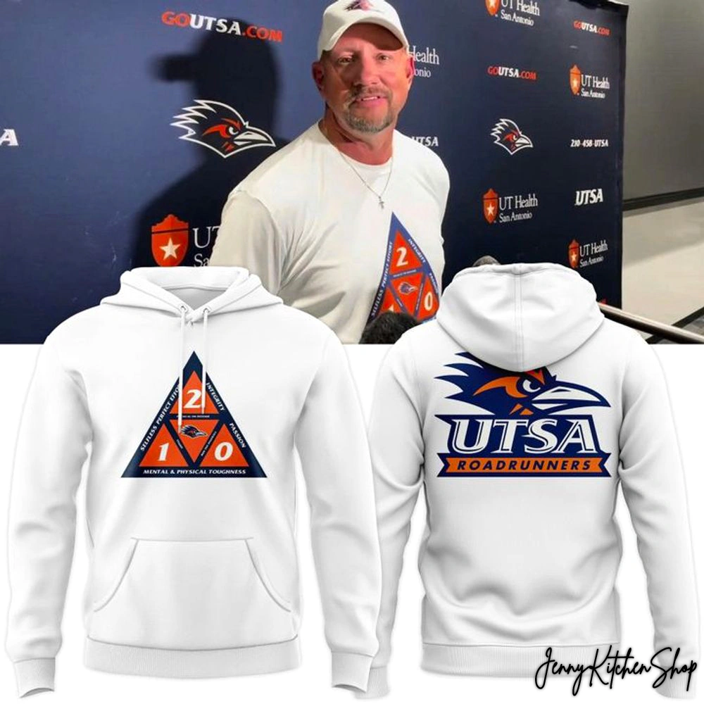 Coach Jeff Traylor UTSA Roadrunners football Hoodie