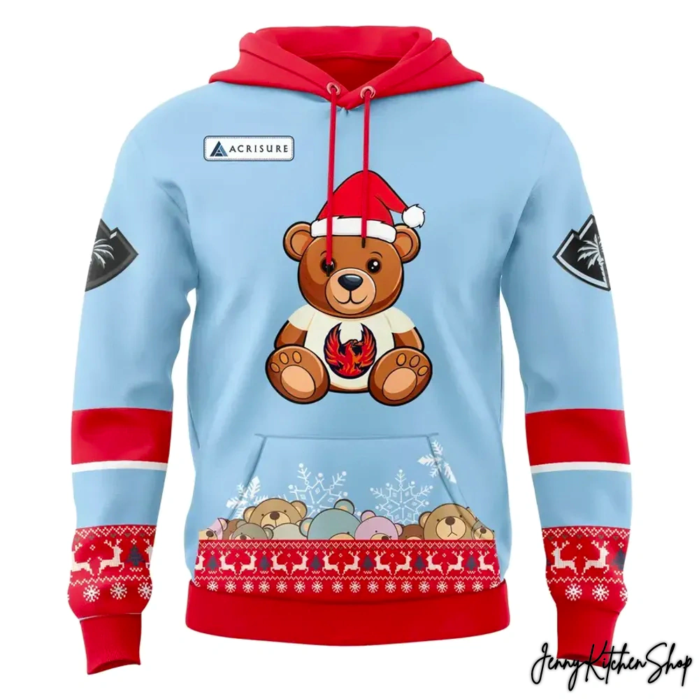 Coachella Valley Firebirds Teddy Bear Toss Hoodie