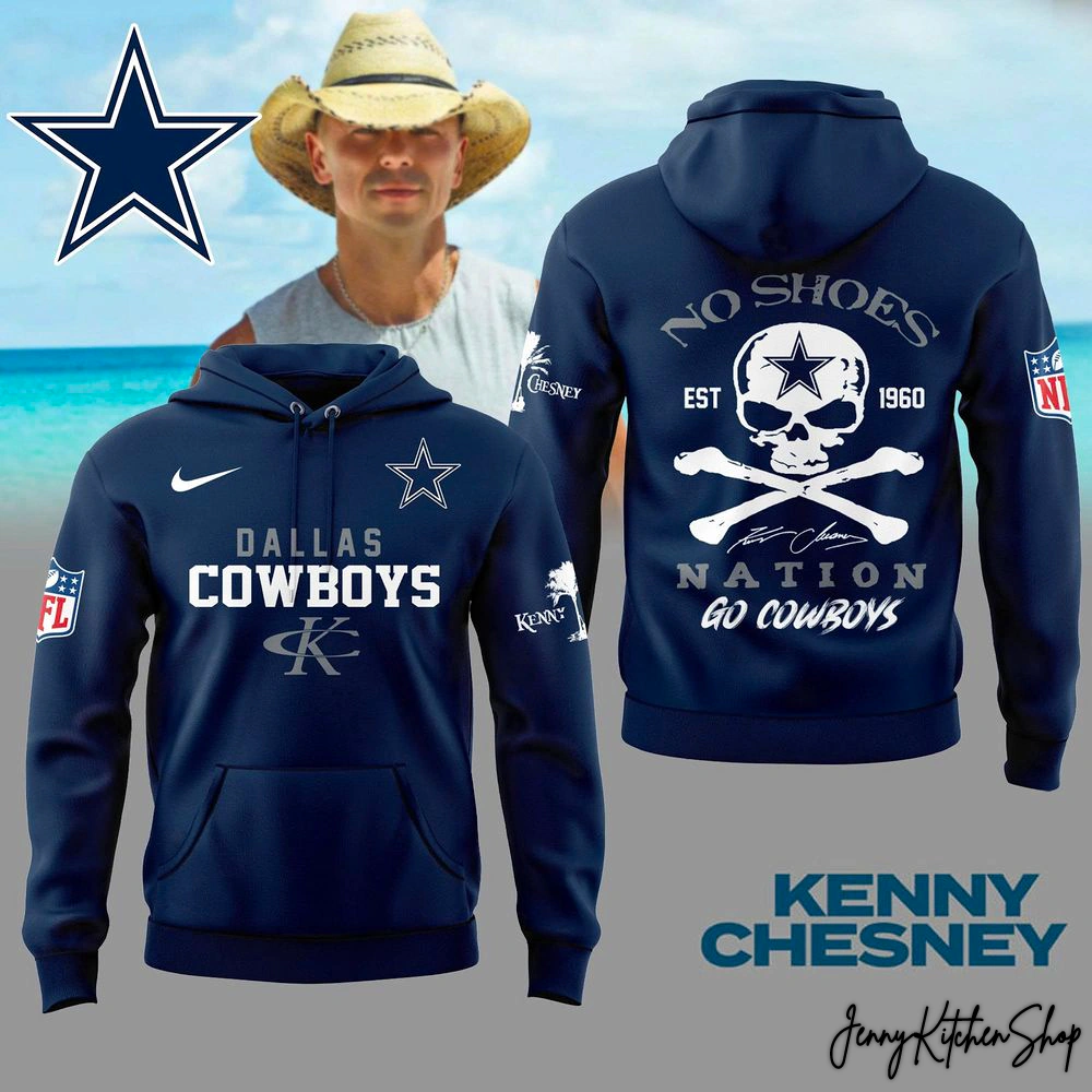 Dallas Cowboys x Kenny Chesney No Shoes Limited Hoodie Dallas Cowboys x Kenny Chesney No Shoes Limited Hoodie