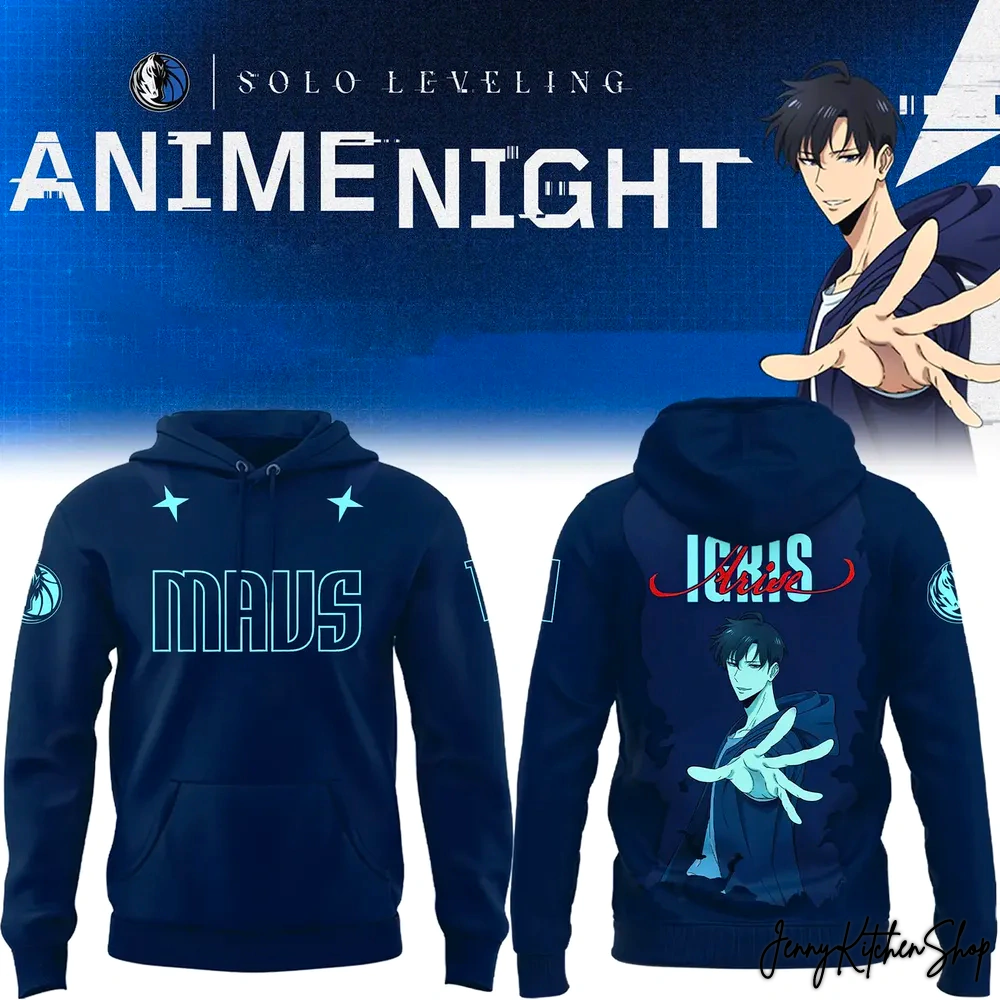 Dallas Mavericks Solo Leveling 2025 Hoodie