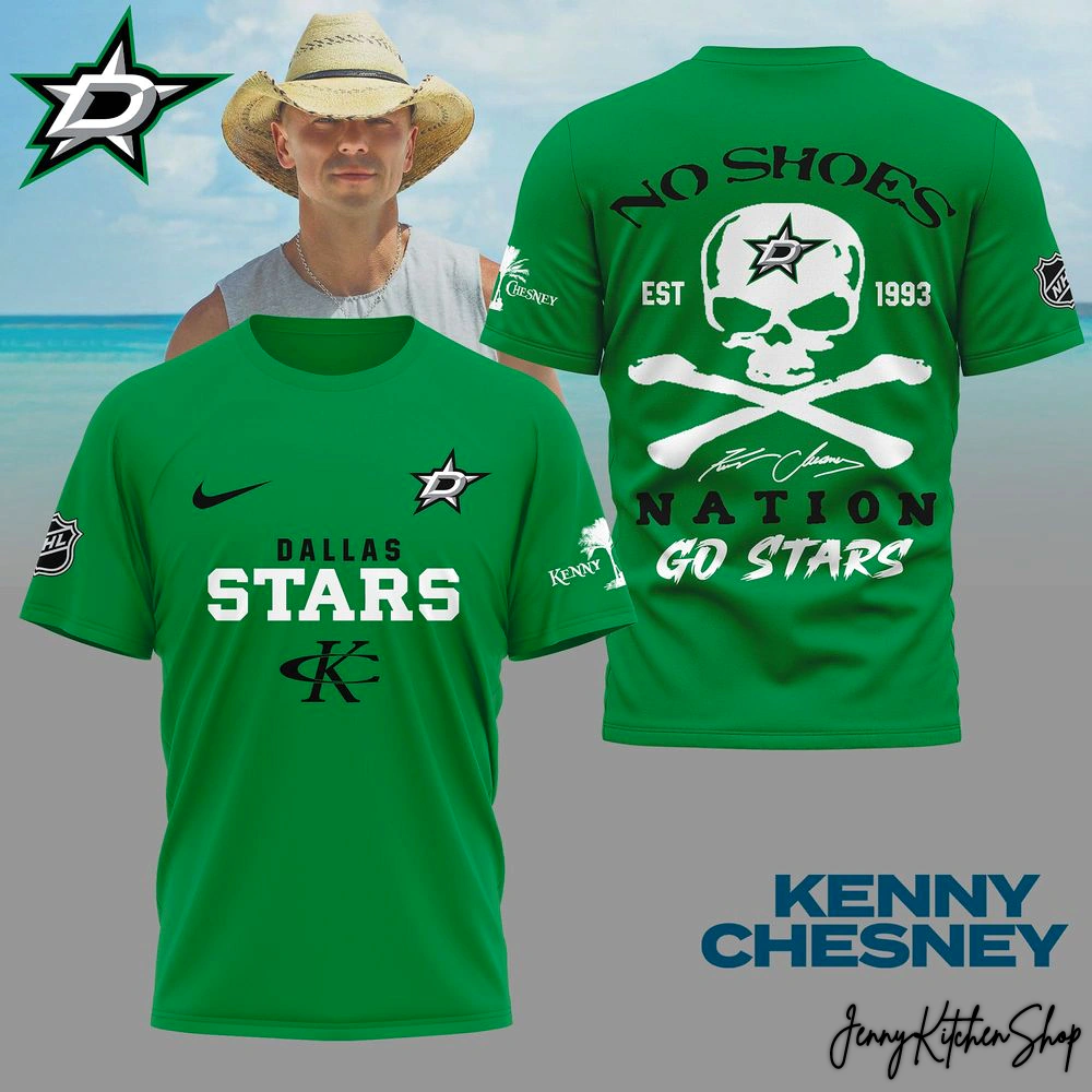 Dallas Stars x Kenny Chesney No Shoes Shirt