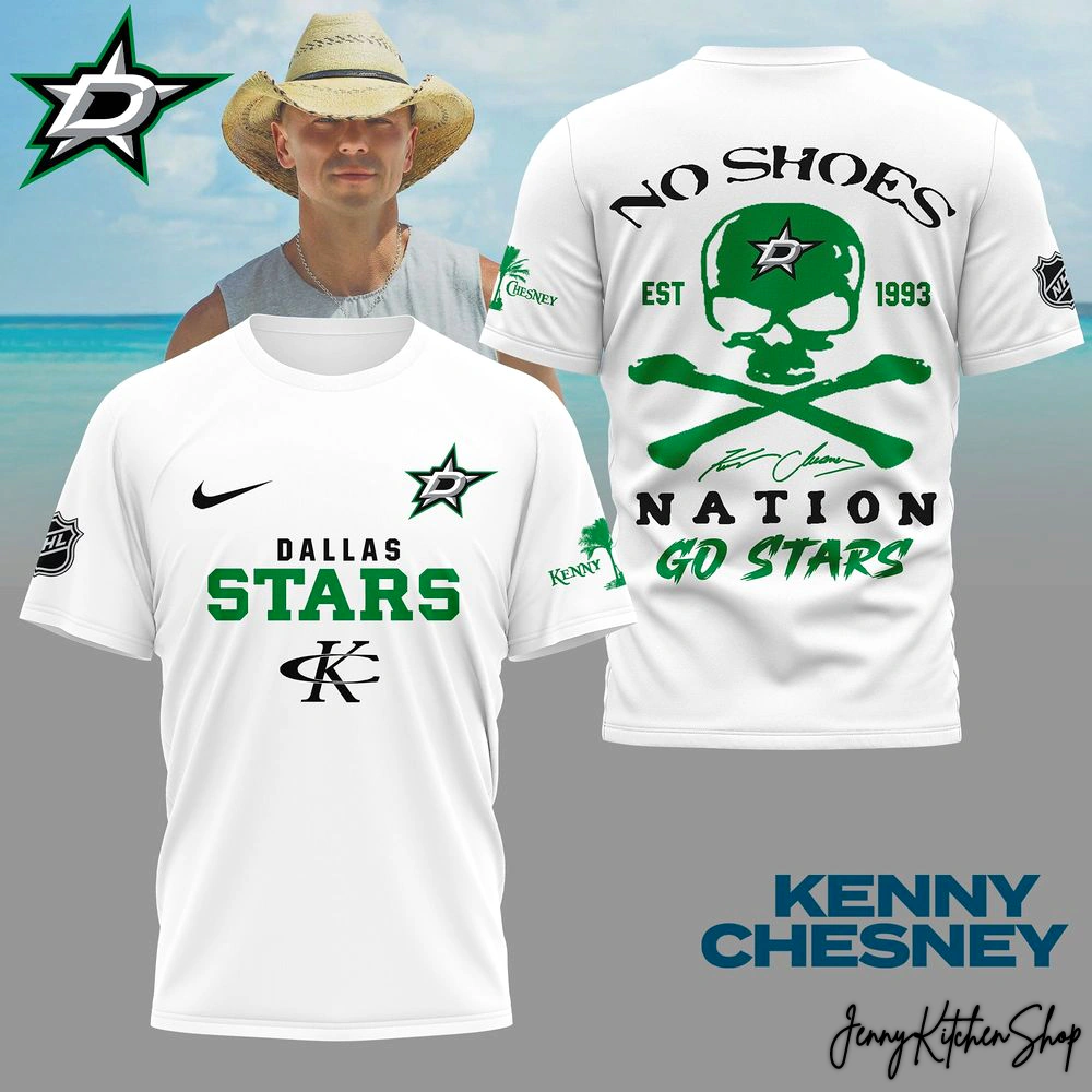 Dallas Stars x Kenny Chesney No Shoes Shirt