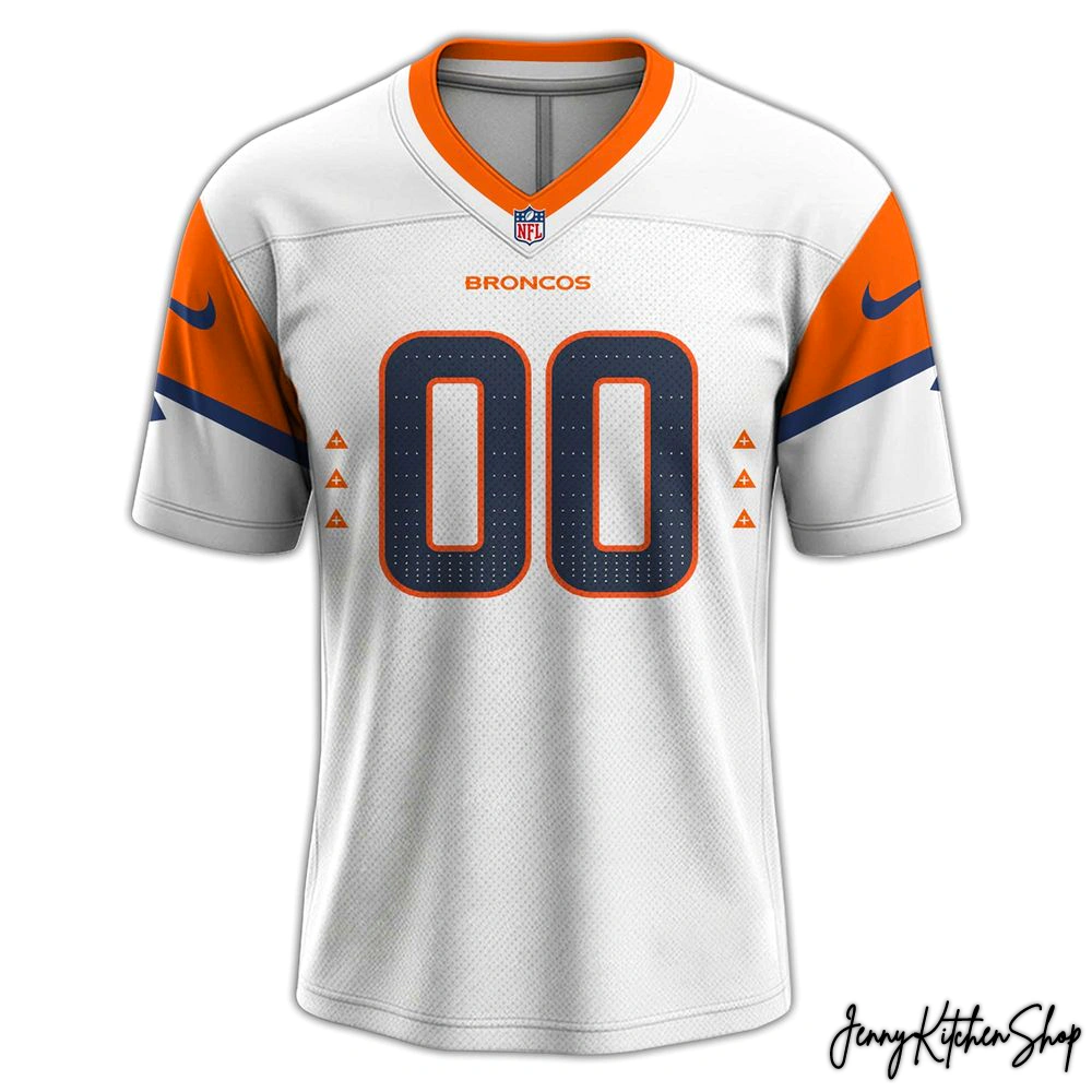 Denver Broncos Summit White Football Jersey