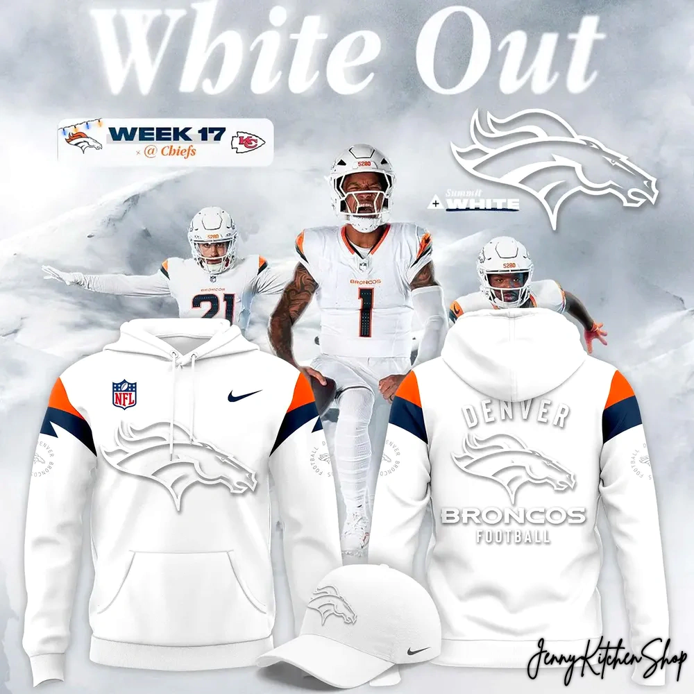 Denver Broncos White Out New Hoodie