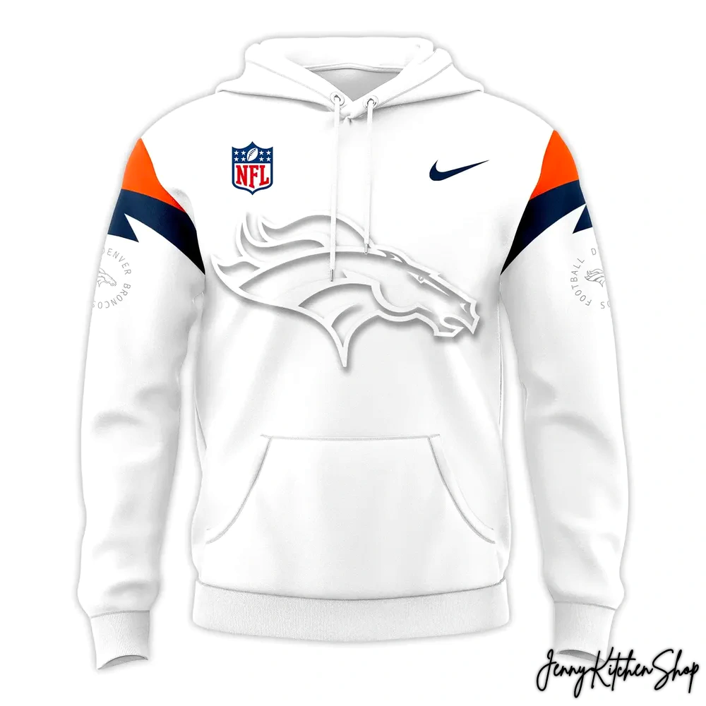 Denver Broncos White Out New Hoodie