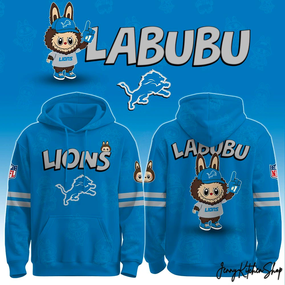 Detroit Lions x Labubu Hoodie