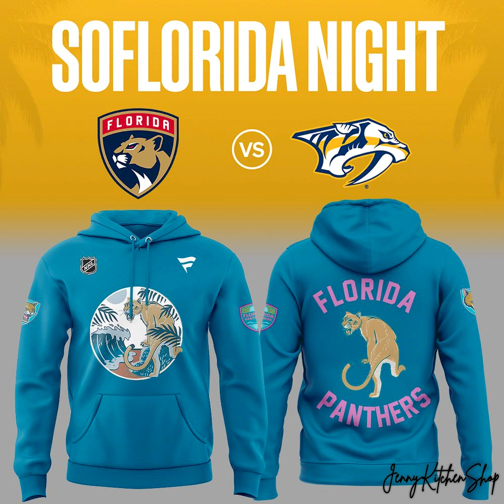 Florida Panthers SoFlorida Night 2025 Hoodie