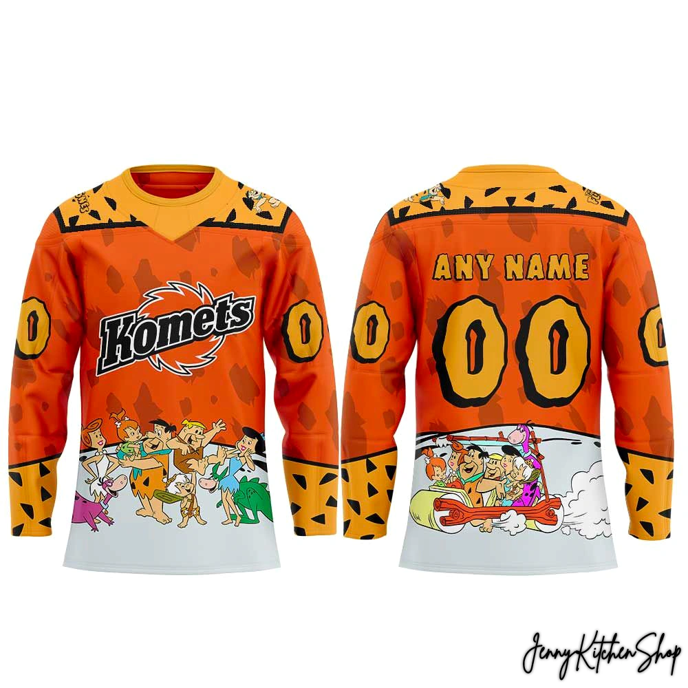 Fort Wayne Komets Flintstone Night Limited Hockey Jersey