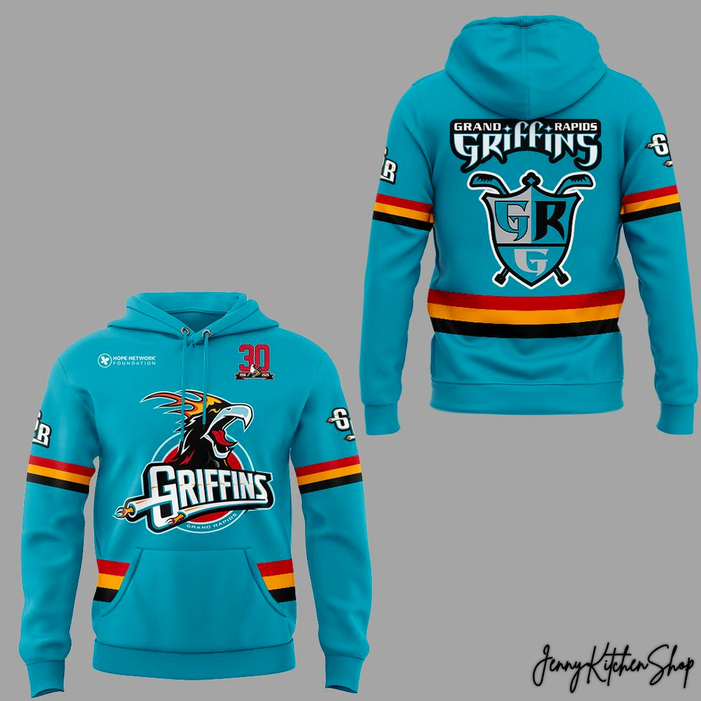 Grand Rapids Griffins Hat Tricks Hoops Limited Hoodie